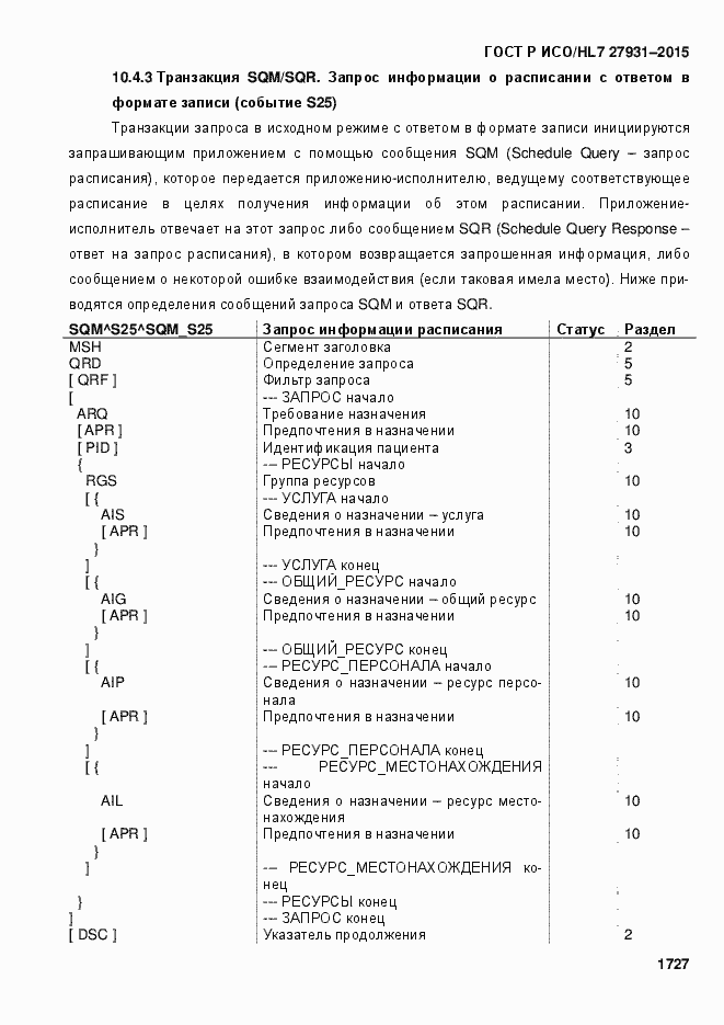 Страница 1733 ГОСТ Р ИСО/HL7 27931-2015