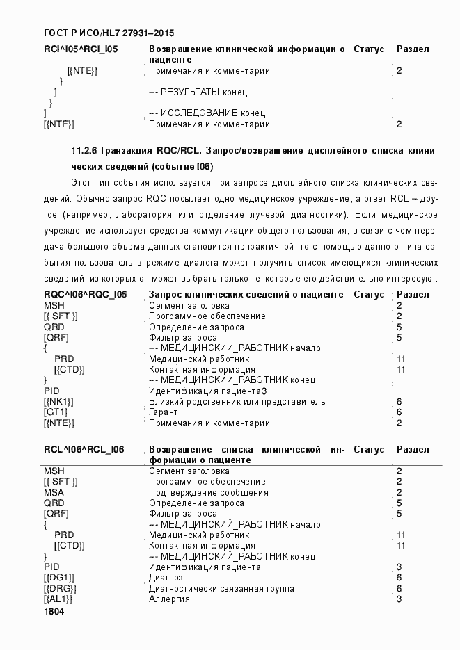 Страница 1810 ГОСТ Р ИСО/HL7 27931-2015