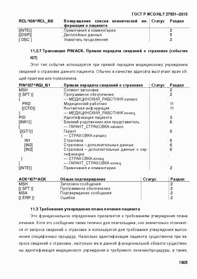 Страница 1811 ГОСТ Р ИСО/HL7 27931-2015