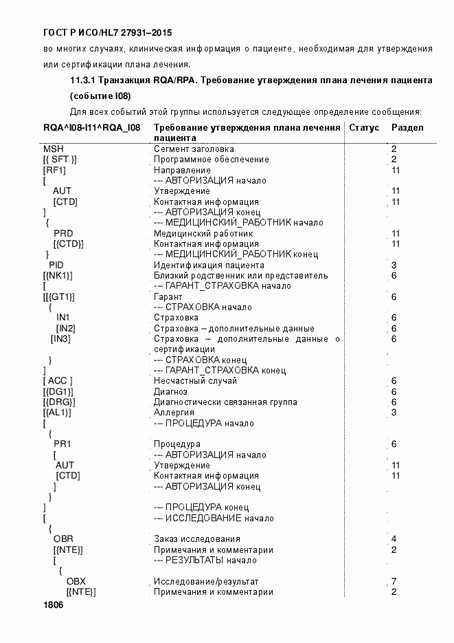 Страница 1812 ГОСТ Р ИСО/HL7 27931-2015