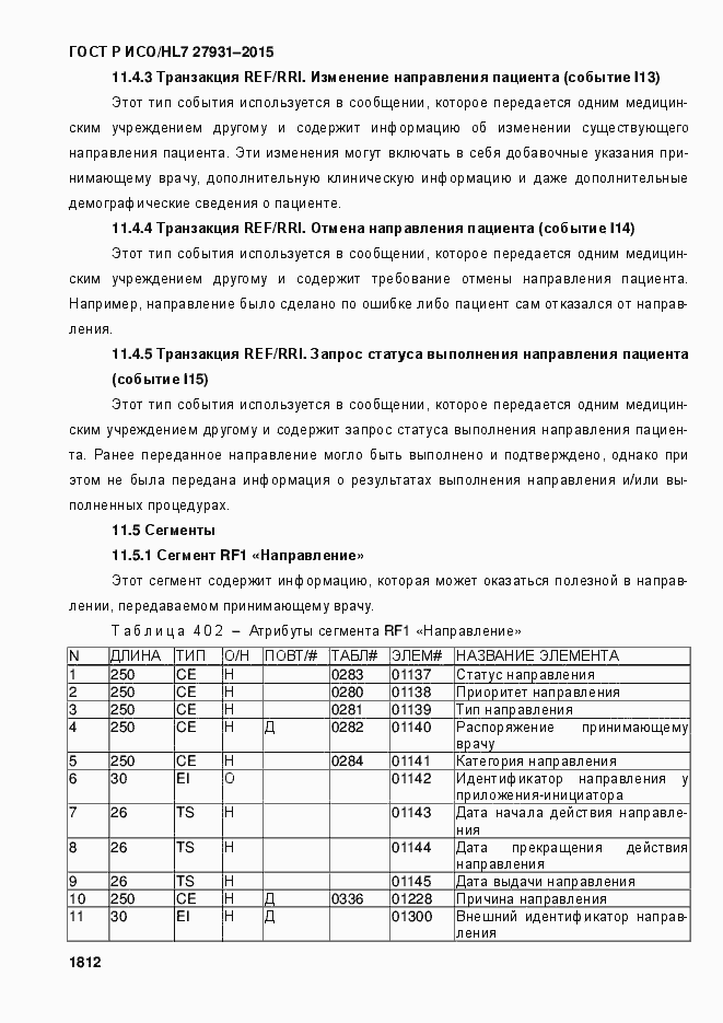 Страница 1818 ГОСТ Р ИСО/HL7 27931-2015