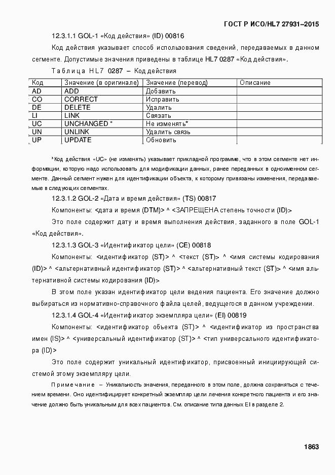 Страница 1869 ГОСТ Р ИСО/HL7 27931-2015