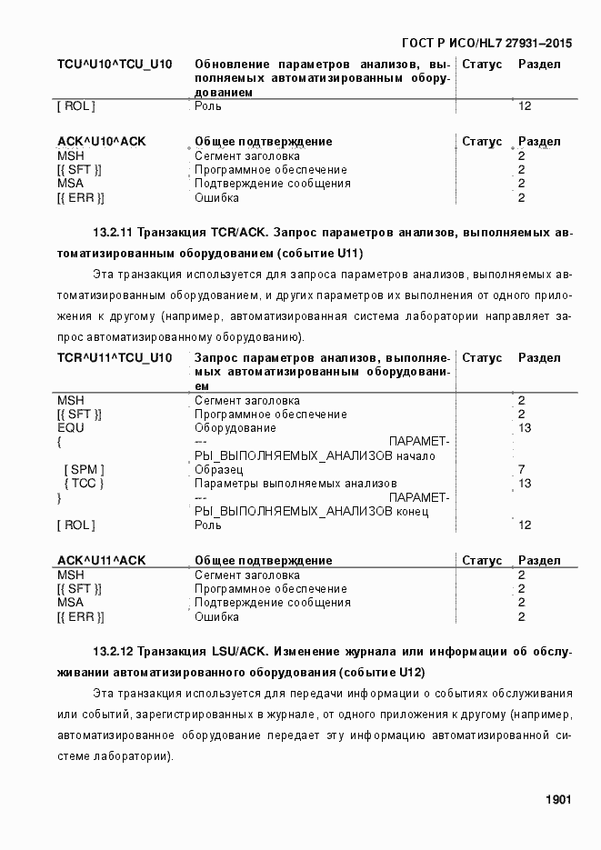 Страница 1907 ГОСТ Р ИСО/HL7 27931-2015