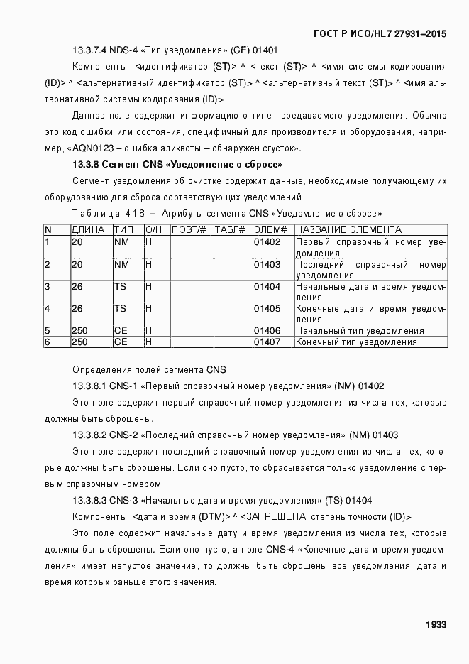 Страница 1939 ГОСТ Р ИСО/HL7 27931-2015