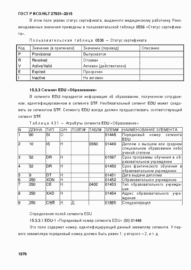 Страница 1982 ГОСТ Р ИСО/HL7 27931-2015