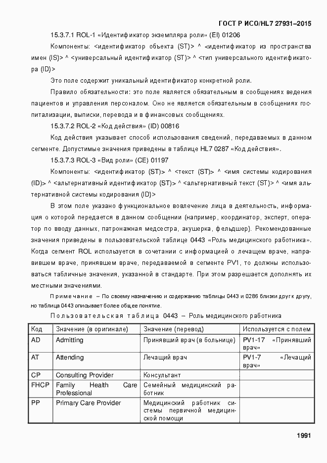 Страница 1997 ГОСТ Р ИСО/HL7 27931-2015