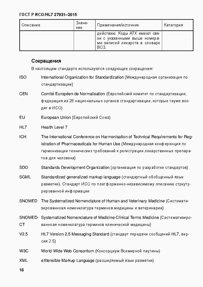 Страница 22 ГОСТ Р ИСО/HL7 27931-2015