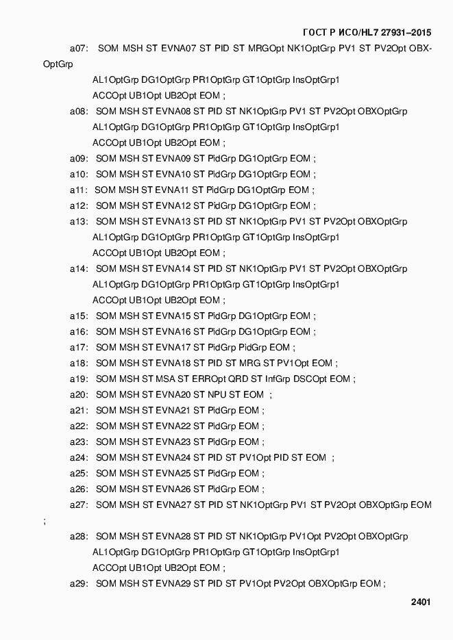 Страница 2407 ГОСТ Р ИСО/HL7 27931-2015
