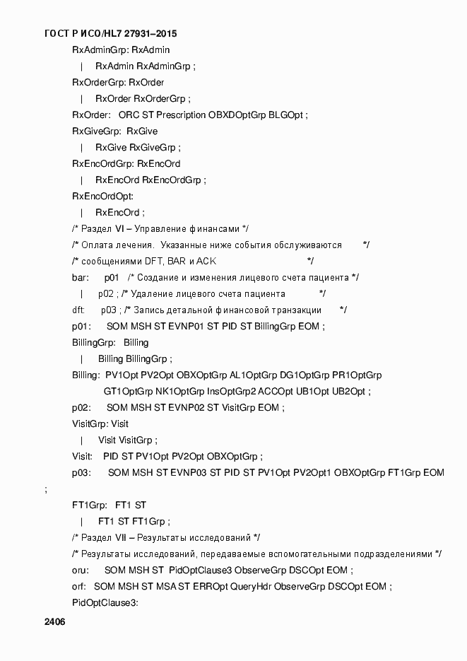 Страница 2412 ГОСТ Р ИСО/HL7 27931-2015