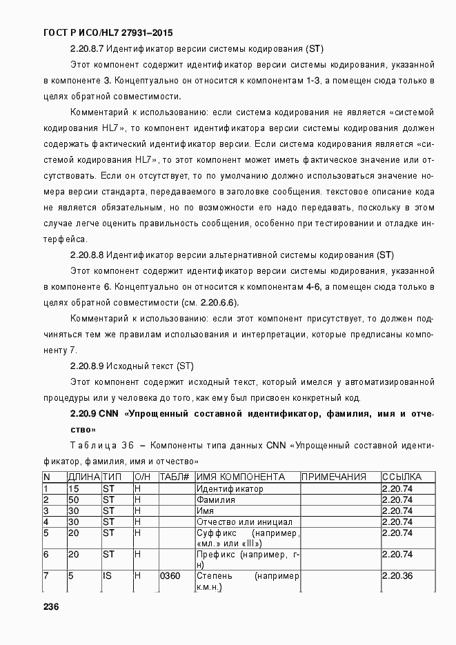 Страница 242 ГОСТ Р ИСО/HL7 27931-2015