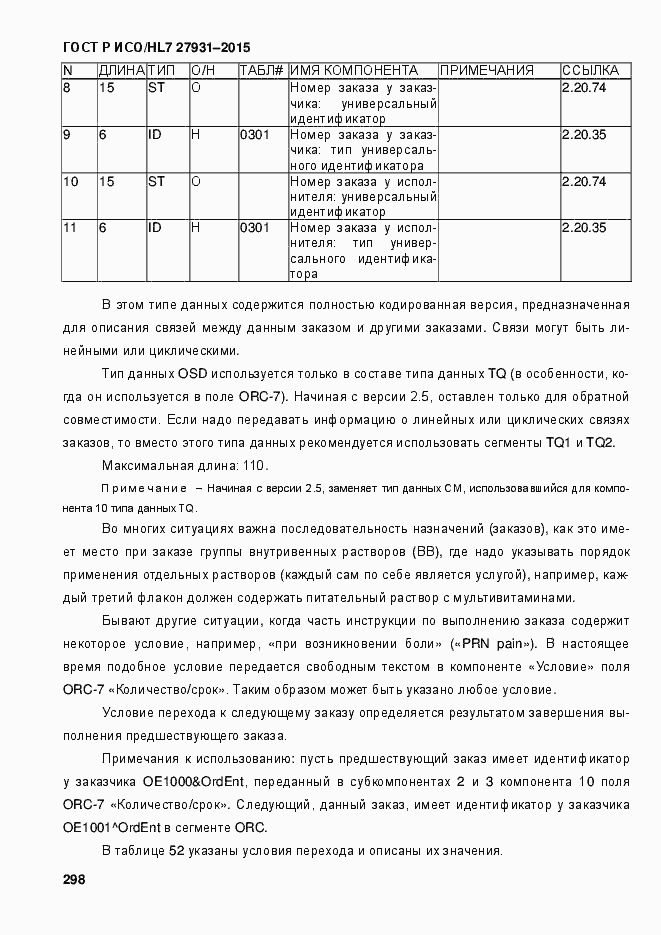 Страница 304 ГОСТ Р ИСО/HL7 27931-2015