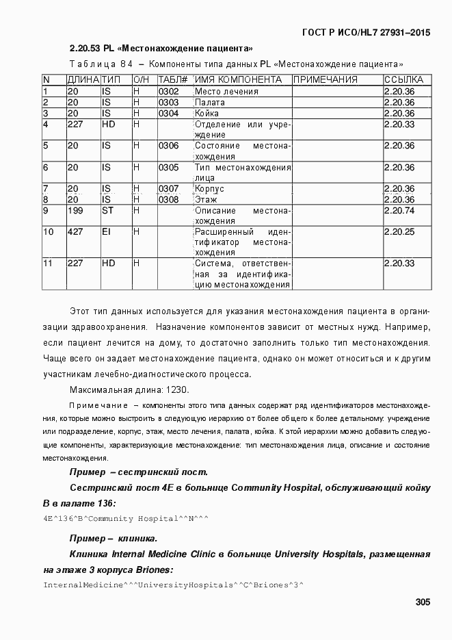 Страница 311 ГОСТ Р ИСО/HL7 27931-2015