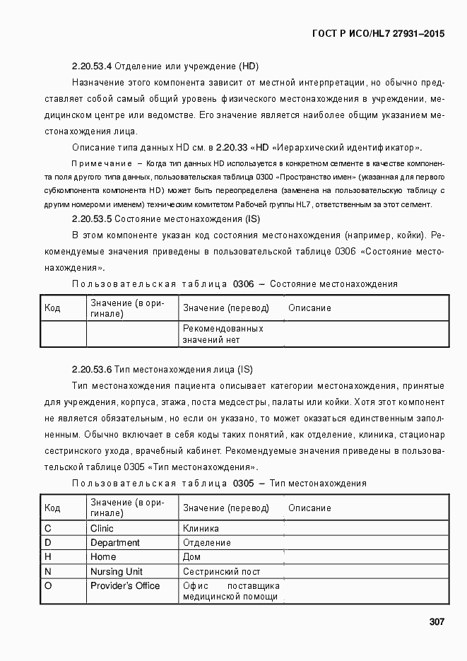 Страница 313 ГОСТ Р ИСО/HL7 27931-2015