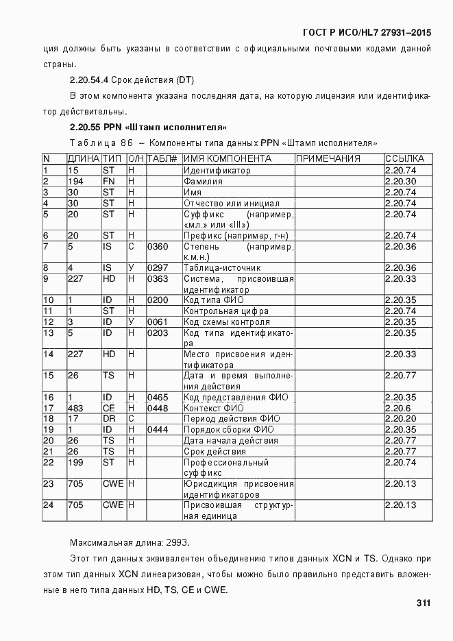 Страница 317 ГОСТ Р ИСО/HL7 27931-2015