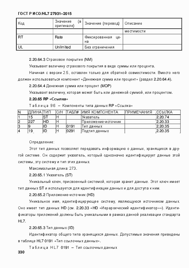 Страница 336 ГОСТ Р ИСО/HL7 27931-2015