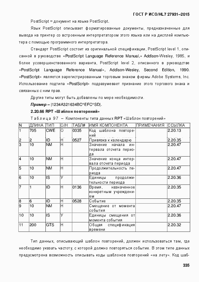 Страница 341 ГОСТ Р ИСО/HL7 27931-2015