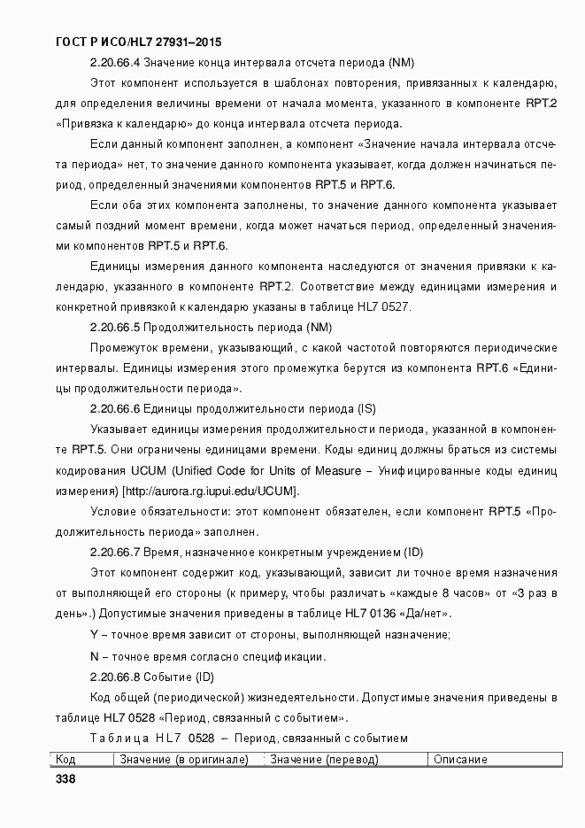 Страница 344 ГОСТ Р ИСО/HL7 27931-2015