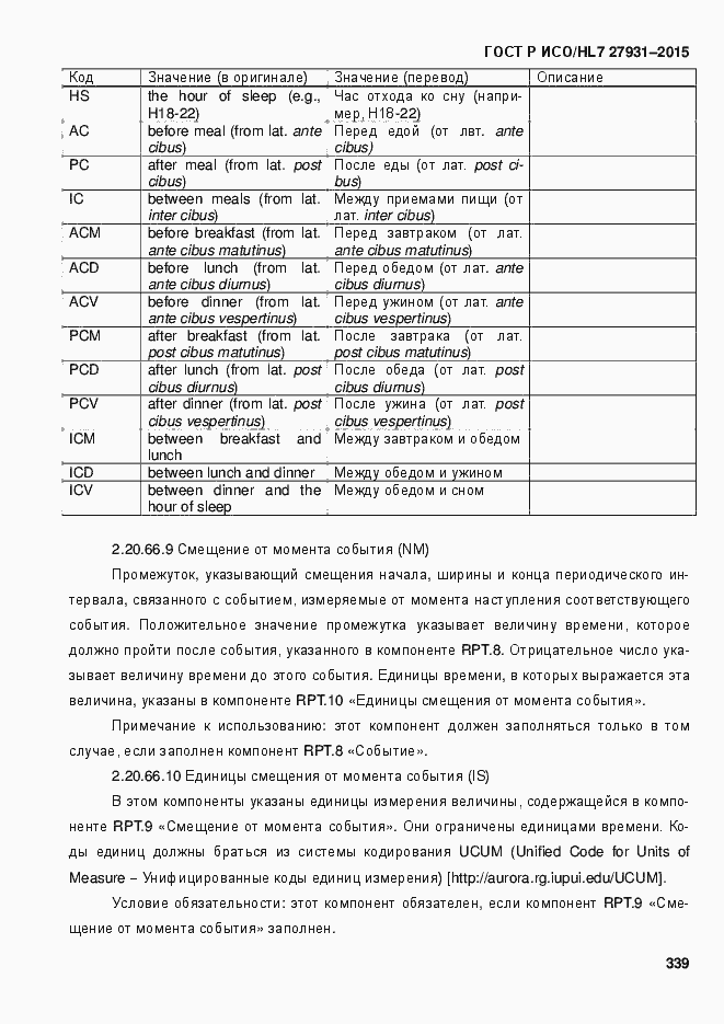 Страница 345 ГОСТ Р ИСО/HL7 27931-2015