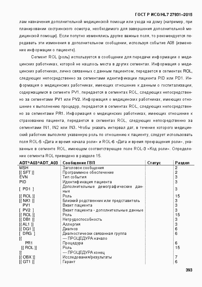 Страница 399 ГОСТ Р ИСО/HL7 27931-2015