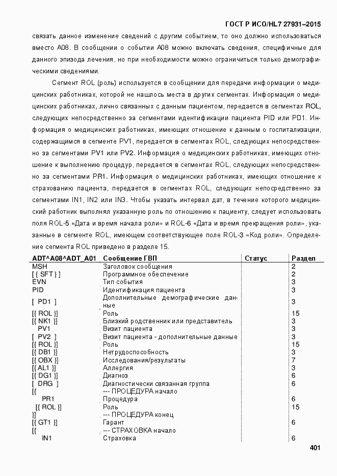 Страница 407 ГОСТ Р ИСО/HL7 27931-2015
