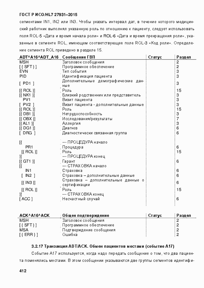Страница 418 ГОСТ Р ИСО/HL7 27931-2015