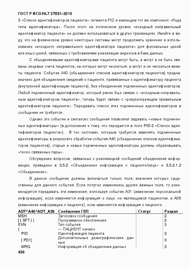 Страница 442 ГОСТ Р ИСО/HL7 27931-2015