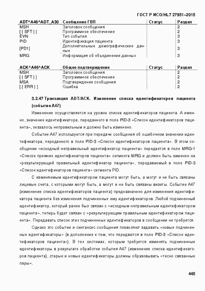 Страница 451 ГОСТ Р ИСО/HL7 27931-2015
