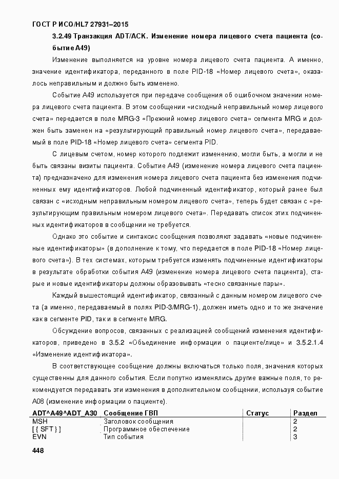 Страница 454 ГОСТ Р ИСО/HL7 27931-2015