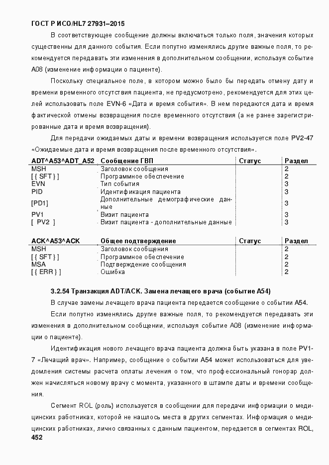 Страница 458 ГОСТ Р ИСО/HL7 27931-2015