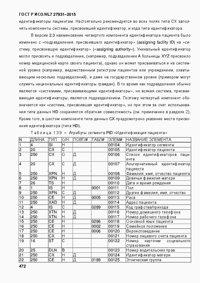 Страница 478 ГОСТ Р ИСО/HL7 27931-2015