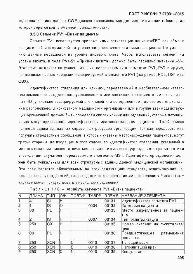 Страница 501 ГОСТ Р ИСО/HL7 27931-2015