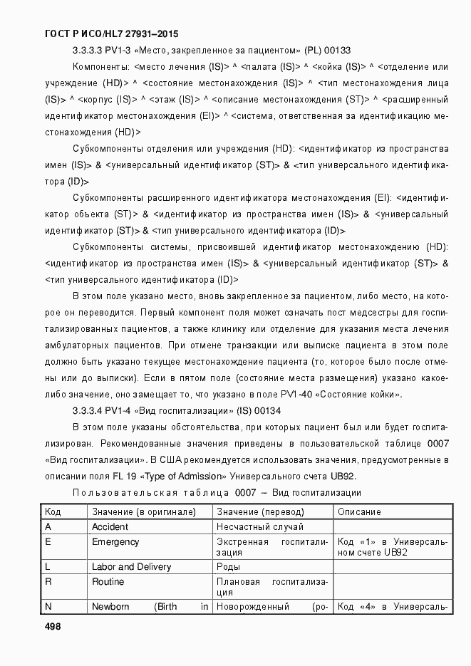 Страница 504 ГОСТ Р ИСО/HL7 27931-2015