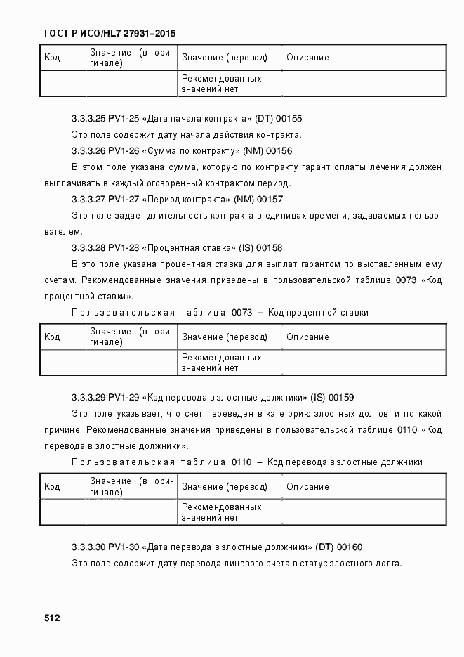 Страница 518 ГОСТ Р ИСО/HL7 27931-2015