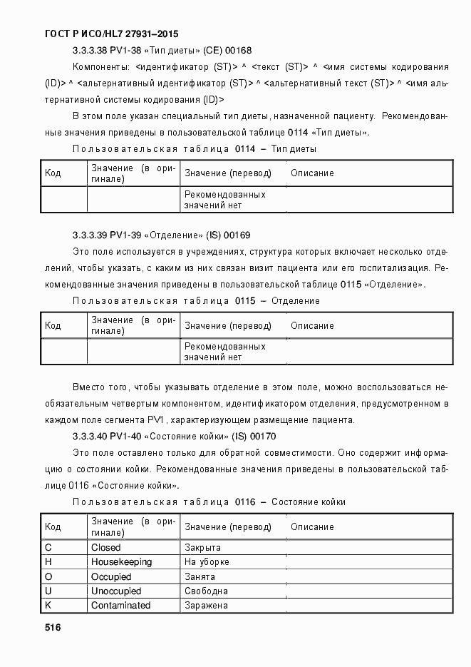 Страница 522 ГОСТ Р ИСО/HL7 27931-2015