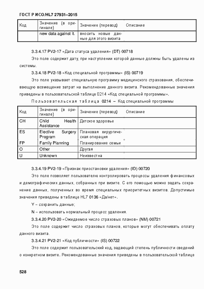 Страница 534 ГОСТ Р ИСО/HL7 27931-2015