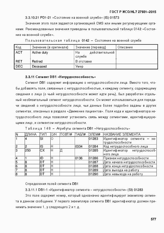 Страница 583 ГОСТ Р ИСО/HL7 27931-2015