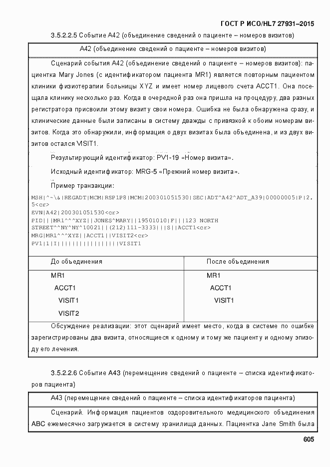 Страница 611 ГОСТ Р ИСО/HL7 27931-2015