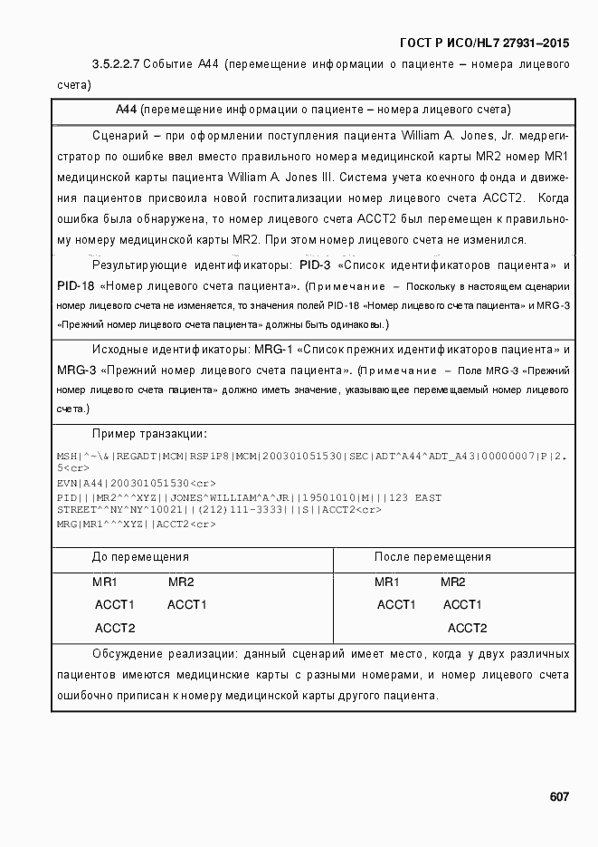 Страница 613 ГОСТ Р ИСО/HL7 27931-2015