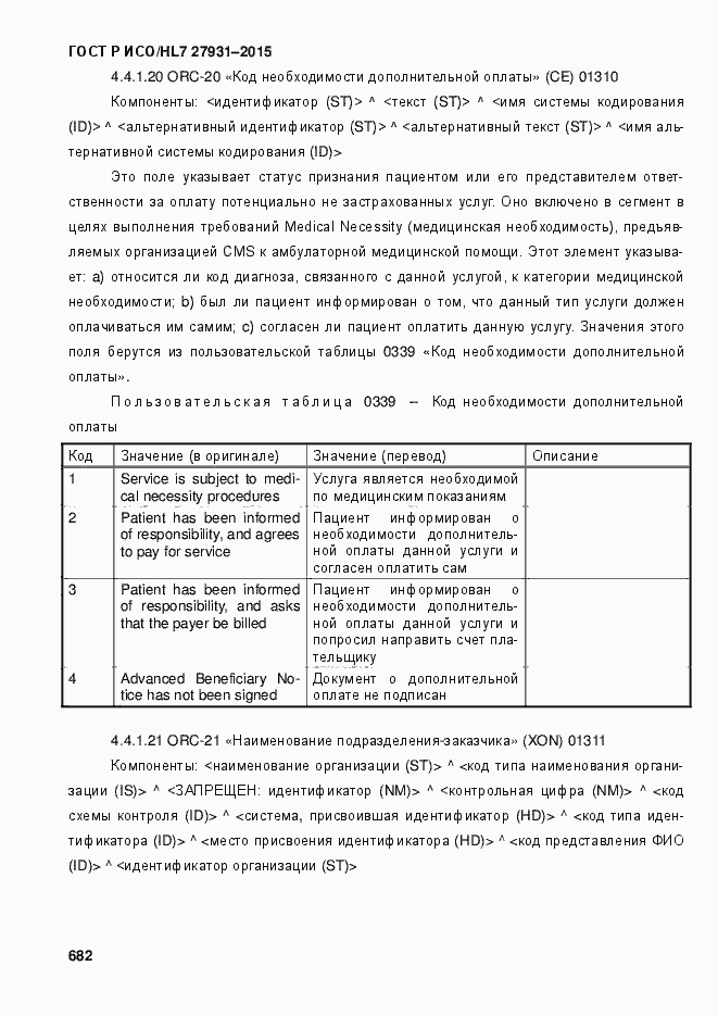 Страница 688 ГОСТ Р ИСО/HL7 27931-2015