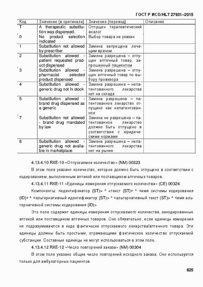 Страница 831 ГОСТ Р ИСО/HL7 27931-2015