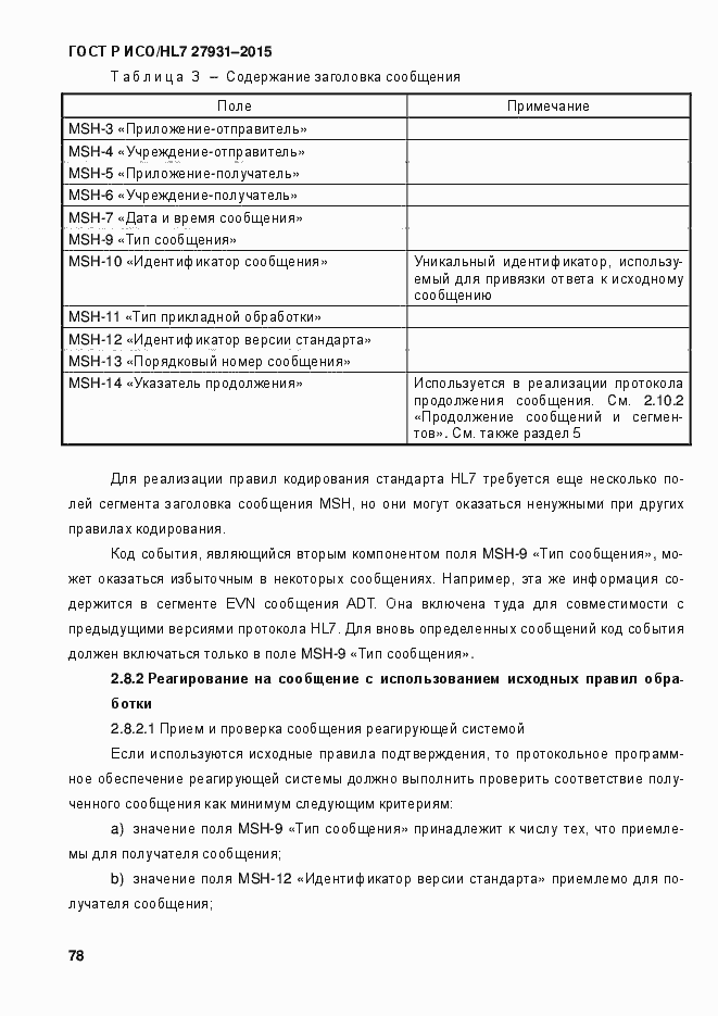 Страница 84 ГОСТ Р ИСО/HL7 27931-2015