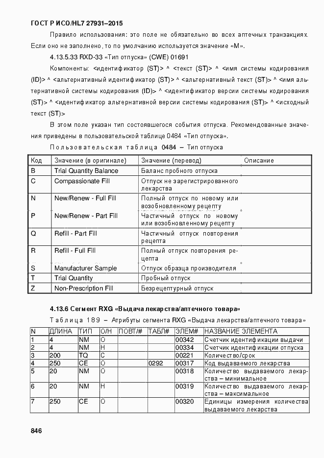Страница 852 ГОСТ Р ИСО/HL7 27931-2015