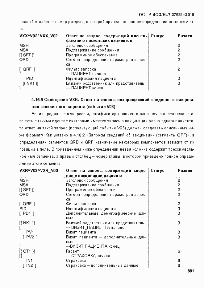 Страница 887 ГОСТ Р ИСО/HL7 27931-2015