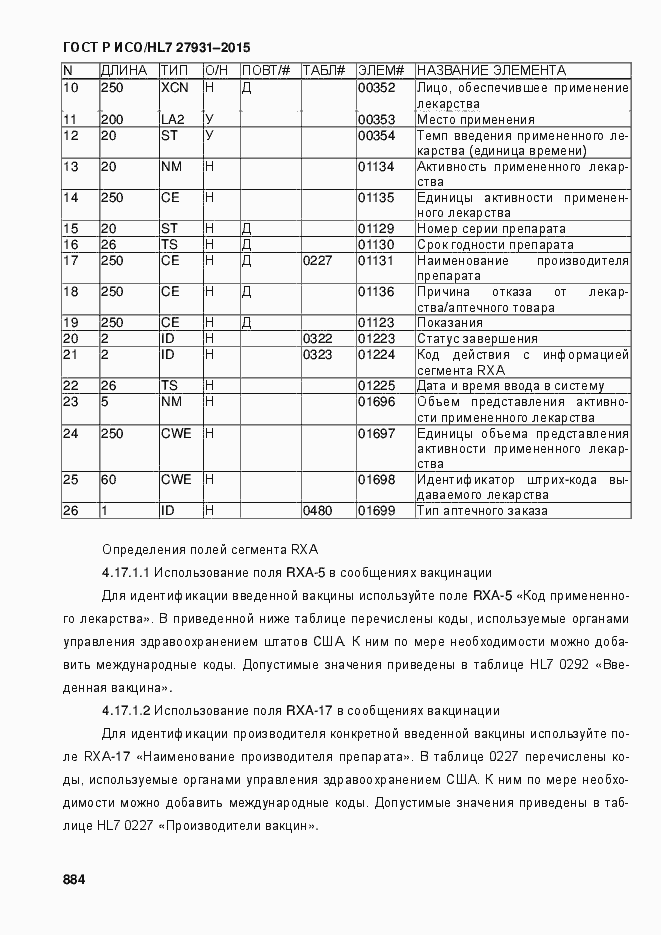 Страница 890 ГОСТ Р ИСО/HL7 27931-2015