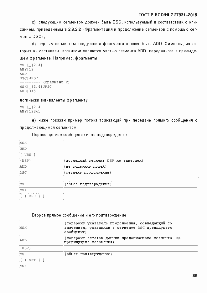 Страница 95 ГОСТ Р ИСО/HL7 27931-2015