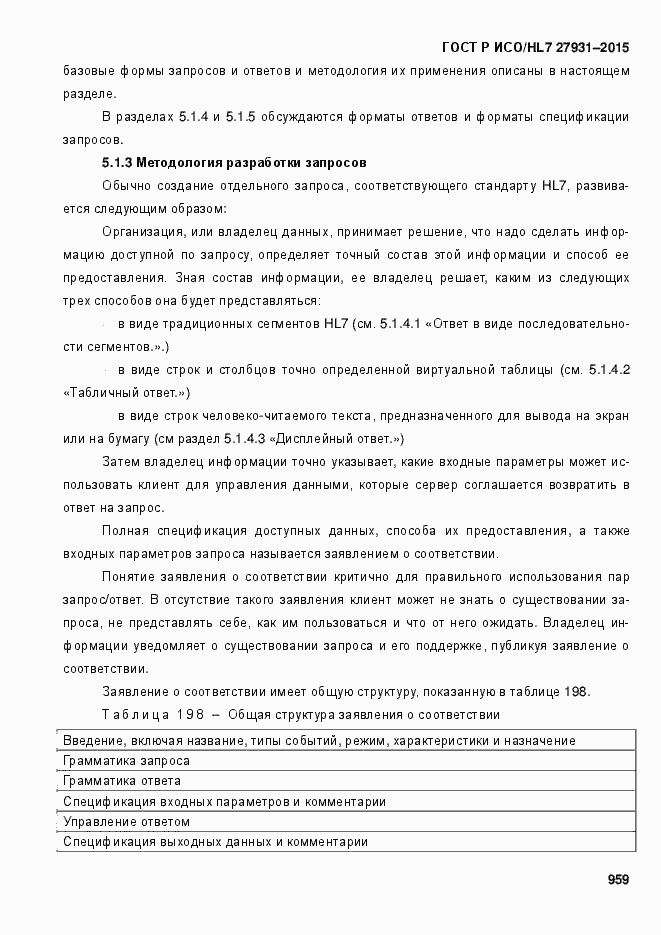 Страница 965 ГОСТ Р ИСО/HL7 27931-2015