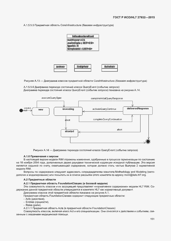 Страница 154 ГОСТ Р ИСО/HL7 27932-2015
