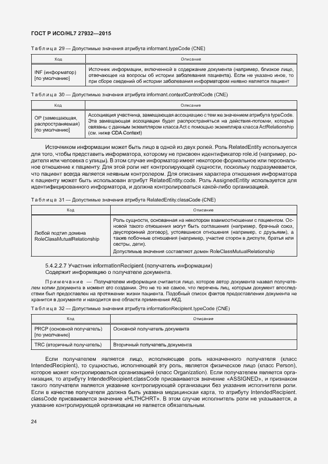 Страница 27 ГОСТ Р ИСО/HL7 27932-2015