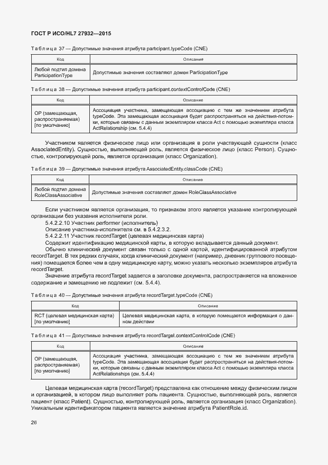 Страница 29 ГОСТ Р ИСО/HL7 27932-2015