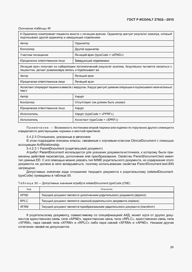 Страница 32 ГОСТ Р ИСО/HL7 27932-2015